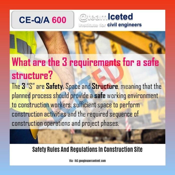 Construction safety guidelines