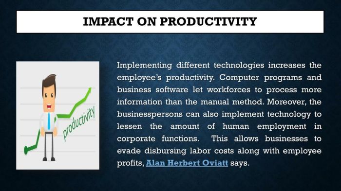 Impact of technology on business environment